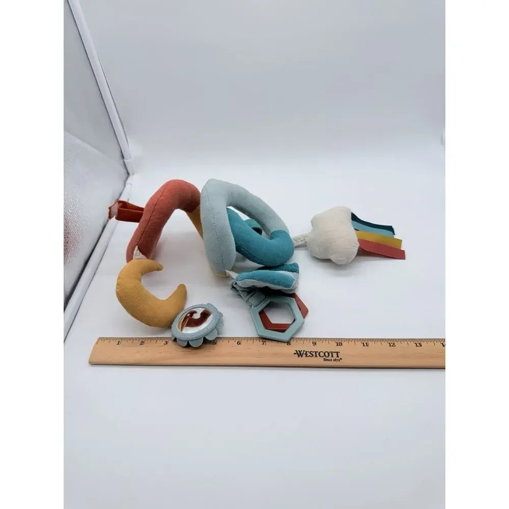Itzy Ritzy Bitzy Bespoke Spiral Car Seat Activity Toy Rainbow Baby